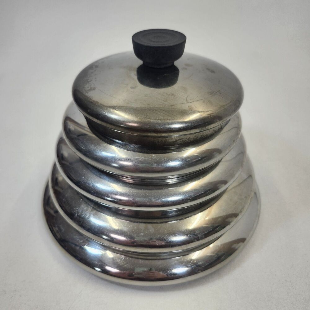 Revere Ware Replacement Lids for Saucepans or Skillet Lids ONLY 5 Pc Lot Vintage